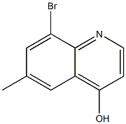 8-Bromo-6-methylquinoline-4-ol Struktur