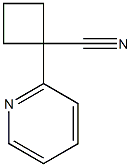 1-(pyridin-2-yl)cyclobutanecarbonitrile Struktur