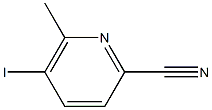 2-Cyanp-5-iodo-6-methylpyridine Struktur