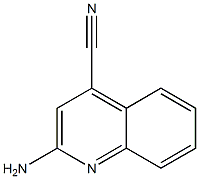 2-Amino-4-cyanoquinoline Struktur