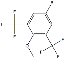 4-bromo-2,6-bis(trifluoromethyl)anisole Struktur