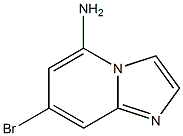 7-bromoimidazo[1,2-a]pyridin-5-amine Struktur