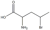 D-2-amino-4-bromopentanoic acid Struktur