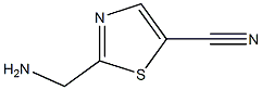 2-(aminomethyl)-1,3-thiazole-5-carbonitrile Struktur