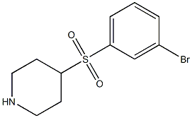 4-(3-Bromo-benzenesulfonyl)-piperidine Struktur