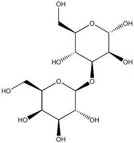 3-O-(b-D-Galactopyranosyl)-a-D-mannopyranoside Struktur