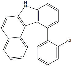 11-(2-chlorophenyl)-7H-benzo[c]carbazole Struktur