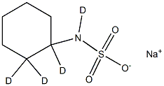 sodium cyclamate-d4 Struktur