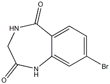 8-bromo-3,4-dihydro-1H-benzo[e][1,4]diazepine-2,5-dione Struktur