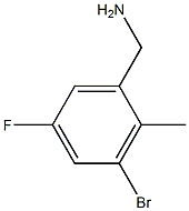 (3-Bromo-5-fluoro-2-methyl-phenyl)-methyl-amine Struktur