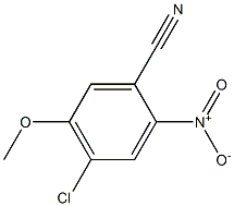 4-Chloro-5-methoxy-2-nitro-benzonitrile Struktur