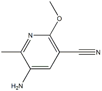 5-Amino-2-methoxy-6-methyl-nicotinonitrile Struktur