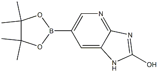 6-(4,4,5,5-Tetramethyl-[1,3,2]dioxaborolan-2-yl)-1H-imidazo[4,5-b]pyridin-2-ol Struktur