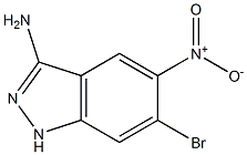 6-Bromo-5-nitro-1H-indazol-3-ylamine Struktur