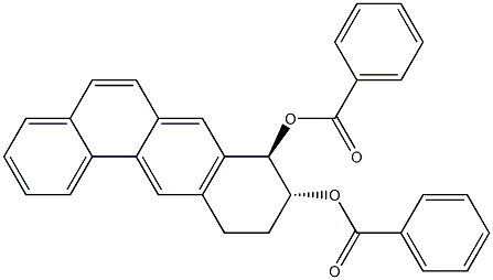 (8R,9R)-8,9,10,11-Tetrahydrobenz[a]anthracene-8,9-diol Dibenzoate Struktur