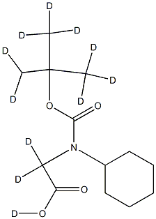 N-Boc-DL-cyclohexylglycine-d11 Struktur