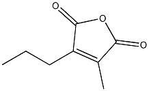 2-Methyl-3-propylmaleic Anhydride Struktur