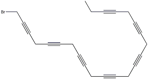 1-Bromo-2,5,8,11,14,17,20-tricosaheptayne Struktur