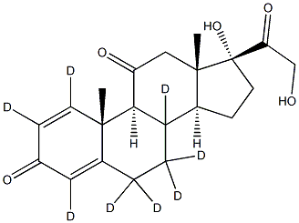 Prednisone-d8 Struktur