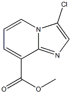 3-Chloro-imidazo[1,2-a]pyridine-8-carboxylic acid methyl ester Struktur