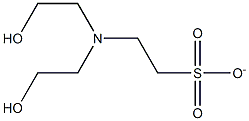 N,N-雙(2-羥乙基)-2-氨基乙磺, , 結(jié)構(gòu)式