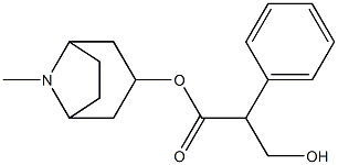 (8-METHYL-8-AZABICYCLO[3.2.1]OCT-3-YL) 3-HYDROXY-2-PHENYL-PROPANOATE Struktur