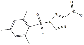 1-(2-MESITYLENESULFONYL)-3-NITRO-1H-1,2,4-TRIAZOLE Struktur