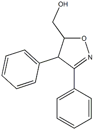 5-Hydroxy-Methyl-3,4DiphenylIsoxazoline Struktur