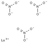 Lutetium(III) nitrate Struktur