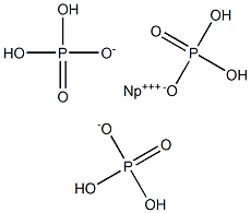 Neptunium(III) dihydrogen orthophosphate Struktur