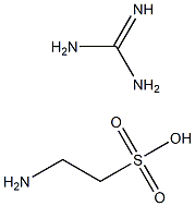 Guanidine 2-aminoethanesulfonic acid Struktur