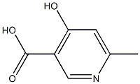 4-hydroxy-6-methyl-3-picolinic acid Struktur