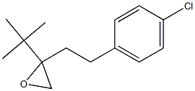 2-[(4-Cholrophenyl)ethyl]-2-tert-butyl-oxirane Struktur