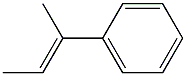 trans-(1-Methyl-1-propenyl)benzene. Struktur