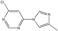 4-Chloro-6-(4-methyl-1H-imidazol-1-yl)pyrimidine 98% Struktur