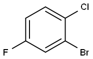 1-CHLORO-2-BROMO-4-FLUOROBENZENE Struktur