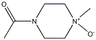 4-ACETYL-1-METHYLPIPERAZINE 1-OXIDE Struktur