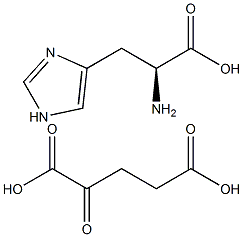 L-HISTIDINE -KETOGLUTARATE Struktur