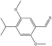 2,5-DIMETHOXY-4-ISOPROPYLTHIOBENZALDEHYDE Struktur