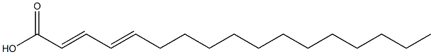 heptadecadienoic acid Struktur