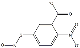 5-nitrosothio-2-nitrobenzoate Struktur