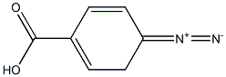 4-diazobenzoic acid Struktur