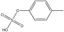 4-cresol sulfate Struktur