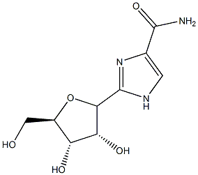 2-ribofuranosylimidazole-4-carboxamide Struktur