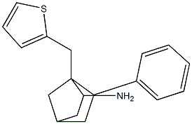 2-amino-6-(2'-phenyl)ethenylbicyclo(2.2.1)heptane Struktur