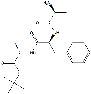 alanyl-phenylalanyl-alanine tert-butyl ester Struktur