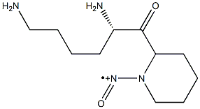 lysyl-(Z(nitro))piperidide Struktur