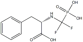 phosphonodifluoromethylphenylalanine Struktur