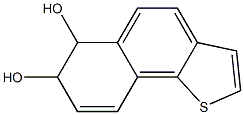 6,7-dihydroxy-6,7-dihydronaphtho(1,2-b)thiophene Struktur