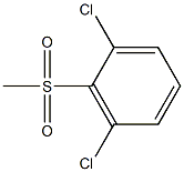 methylsulfonyl-2,6-dichlorobenzene Struktur